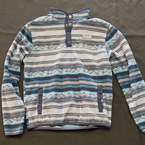 Cinch Boy’s Medium/12 Fleece Pullover - Blue and Gray